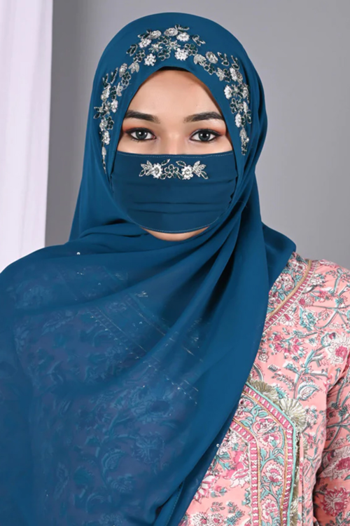 Custom embroidered hijabs